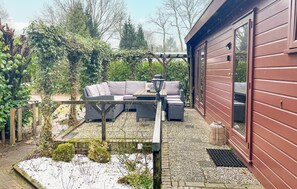 Terrace/patio - 1 bedroom cozy (sta)caravan in Putten (Putten)