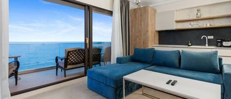 Superior appartement | Woonruimte | Flatscreentelevisie