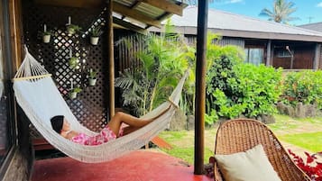 Bungalow Deluxe, vue jardin | Terrasse/Patio