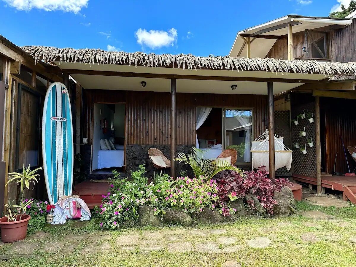 Bungalow Deluxe, vista al jardín | Terraza o patio