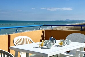 Outdoor dining - SE057 - Senigallia, wonderful seafront penthouse (Senigallia)