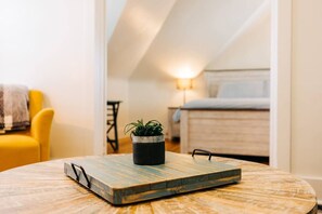 1 makuuhuone, silitysrauta/-lauta, vauvan matkasänky, Wi-Fi