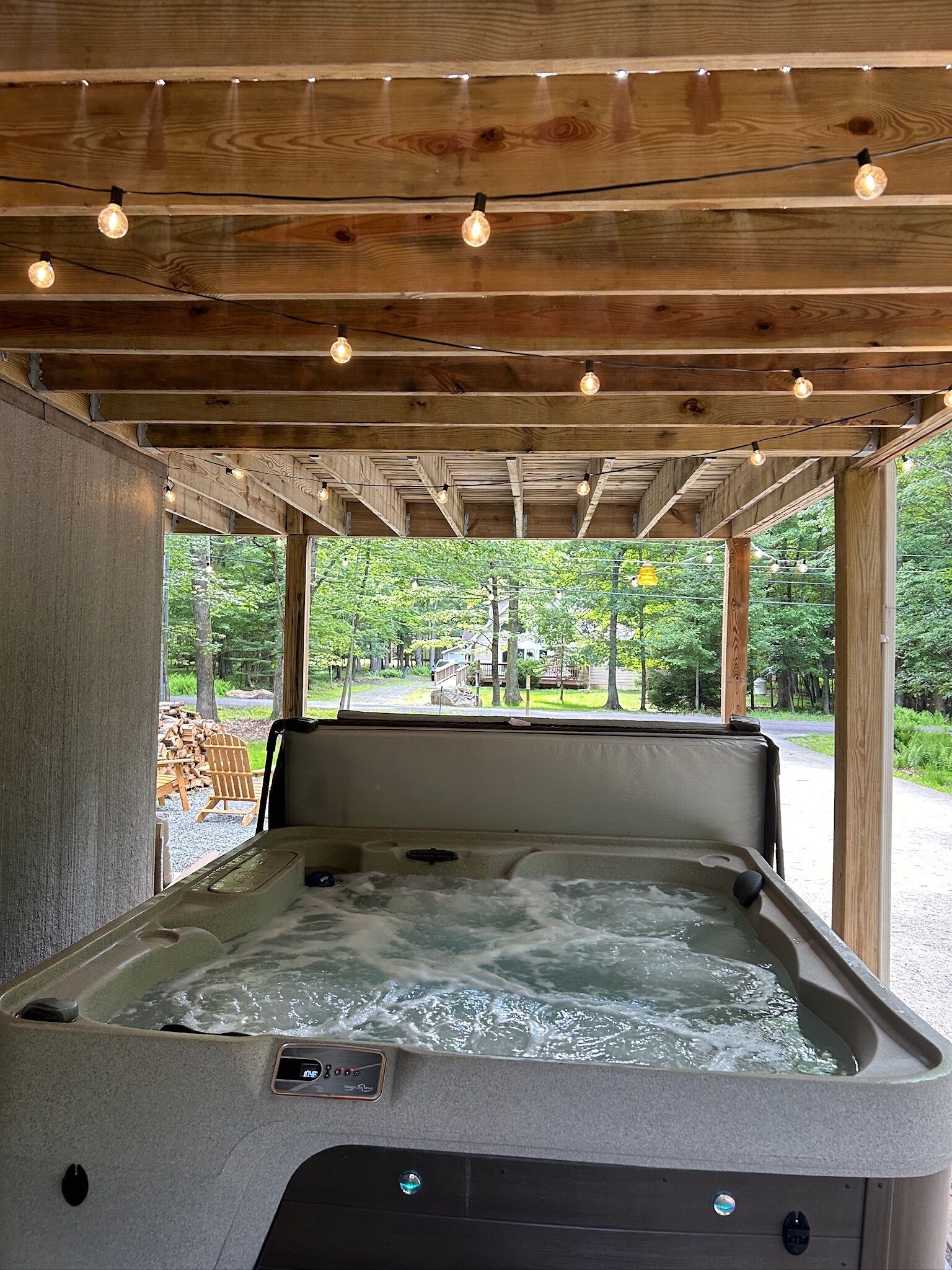 Bain à remous extérieur