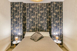2 chambres, fer et planche à repasser, accès au Wi-Fi (inclus)
