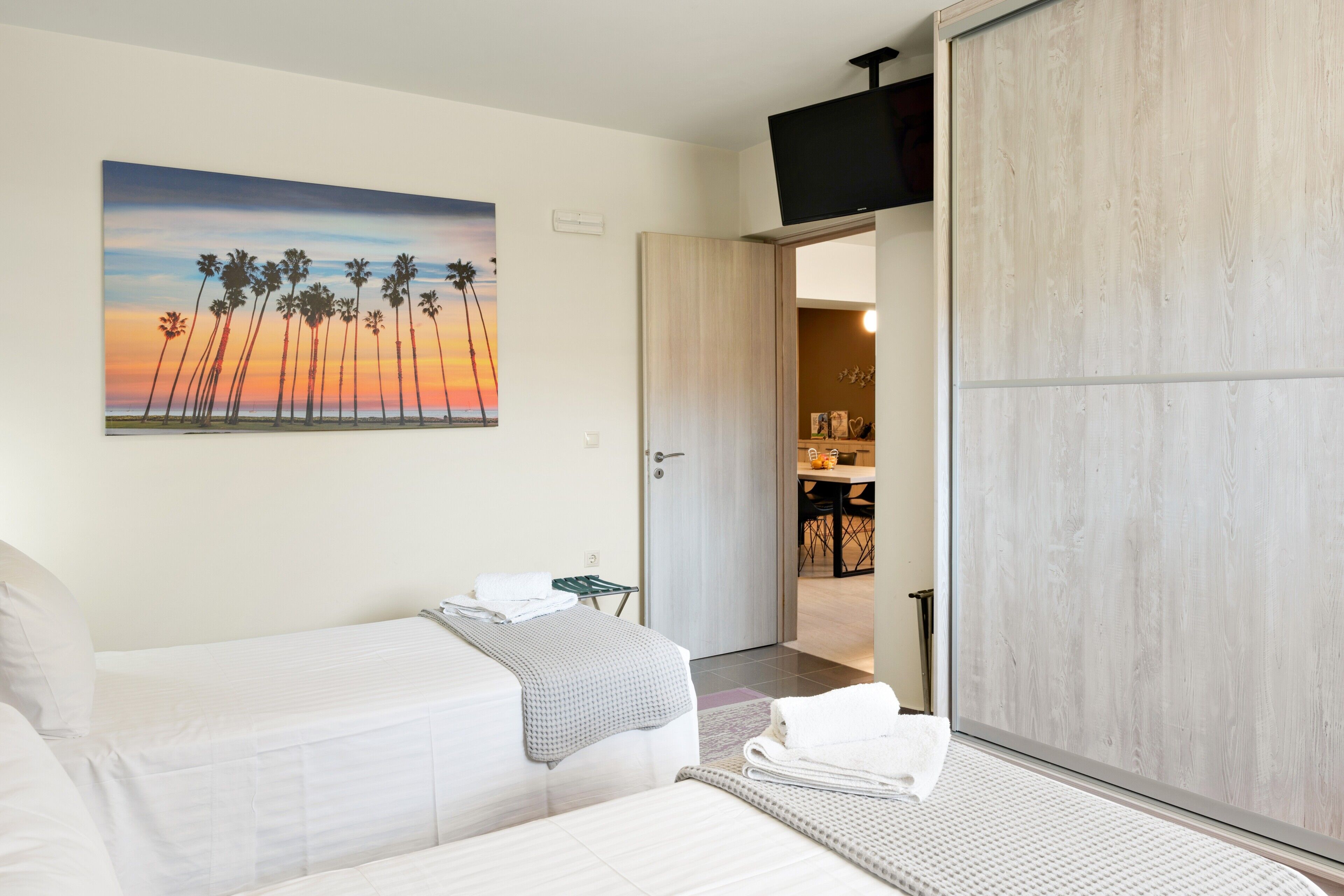 2 間睡房、熨斗/熨衫板、免費 Wi-Fi、床單