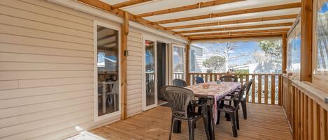 Opções para refeição ao ar livre