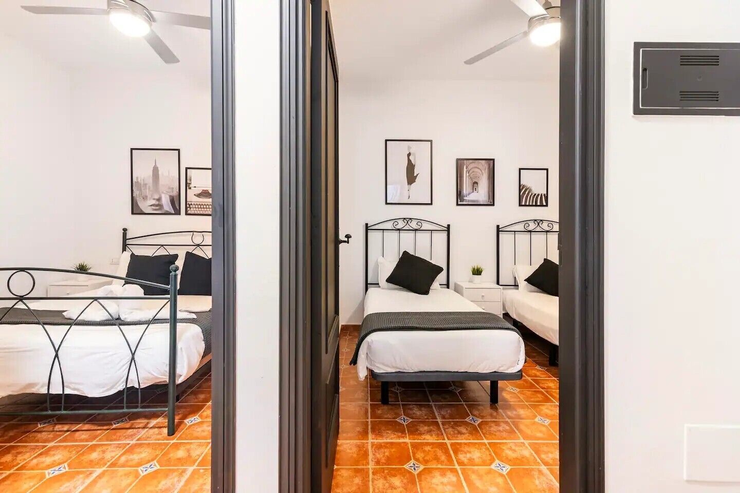 2 bedrooms, iron/ironing board, free WiFi, bed sheets