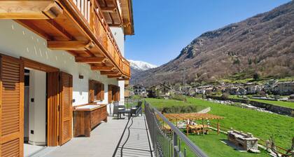 Ferienwohnung "Cucu - 1" mit Bergblick, privater Terrasse und WLAN