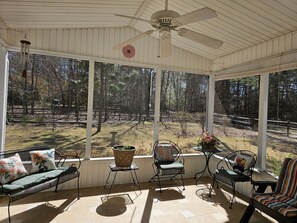 Terrace/patio - Reduced & Available for US OPEN! Seven Lakes North community, golf, swimming +++ (Seven Lakes)