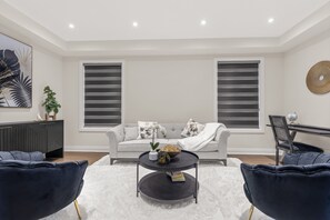 TV, caminetto, impianto stereo, studio