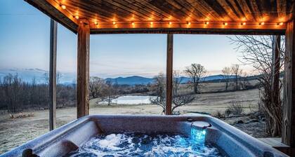 Outdoor Movie Screen, Pond, Fire Pit, and Lux Hot Tub