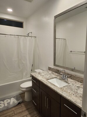 Towels, soap, toilet paper