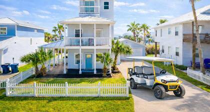 Lagoonfront Beach Escape | Golf Cart + Game Room!