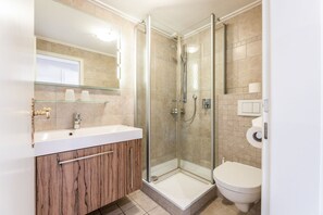 Shower, hair dryer, towels - Appartement Auster No. 3 (Sylt)