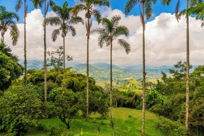 Blick von der Unterkunft