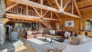 TV connectée, cheminée