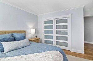 4 bedrooms, iron/ironing board, travel crib, WiFi