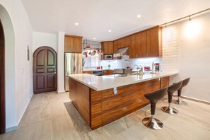 Fridge, microwave, oven, dishwasher - Peace Getaway at Casa Aguirre in Marina Vallarta 2BD Condo for rent in Marina Va (Puerto Vallarta)