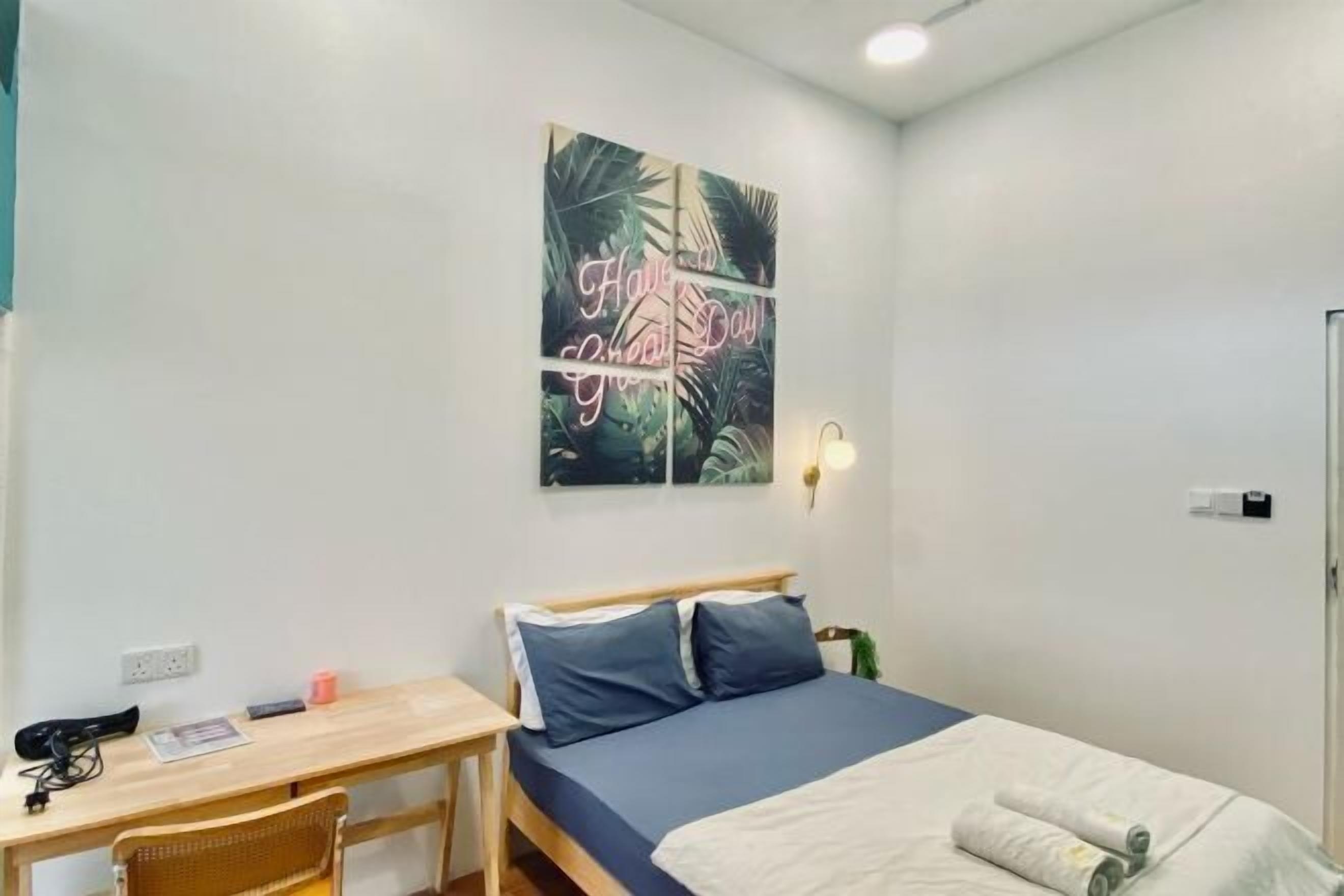 Desk, iron/ironing board, free WiFi, bed sheets