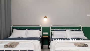 Family Twin Room, Non Smoking, Private Bathroom | Desk, iron/ironing board, free WiFi, bed sheets