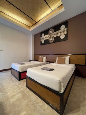 Basic tvåbäddsrum - icke-rökare | Skrivbord, gratis wi-fi och sängkläder