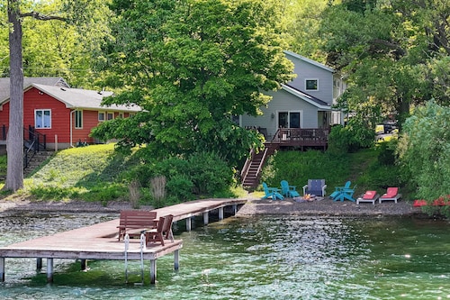 Lakefront living at its finest—private beach mornings and unforgettable Seneca Lake sunsets.