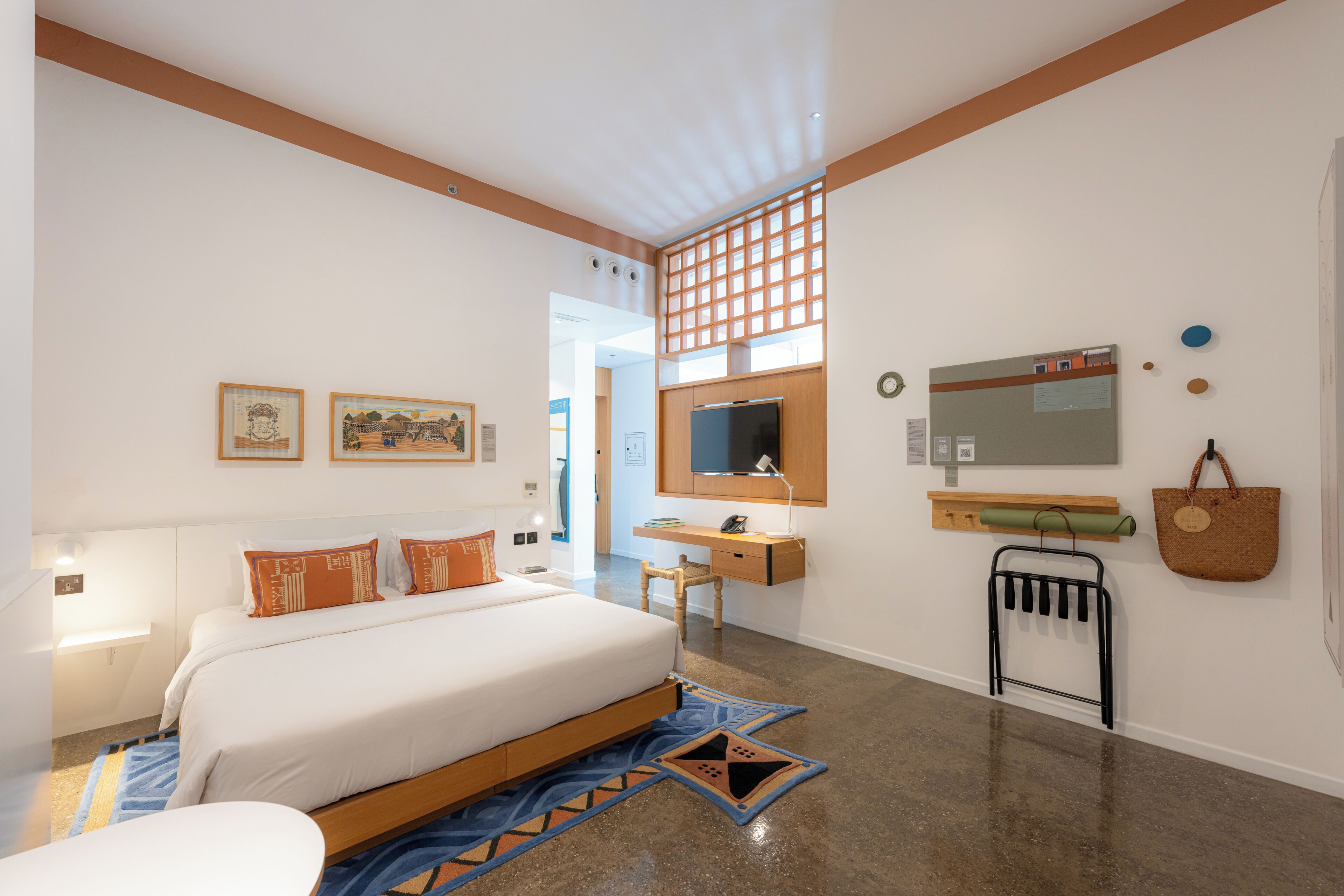 King Room With Private Terrace | In-room safe, desk, laptop workspace, blackout curtains