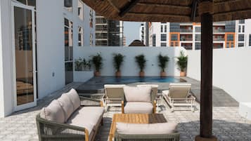 Suite Premium, 1 cama King size, acceso a la alberca | Vista desde la habitación