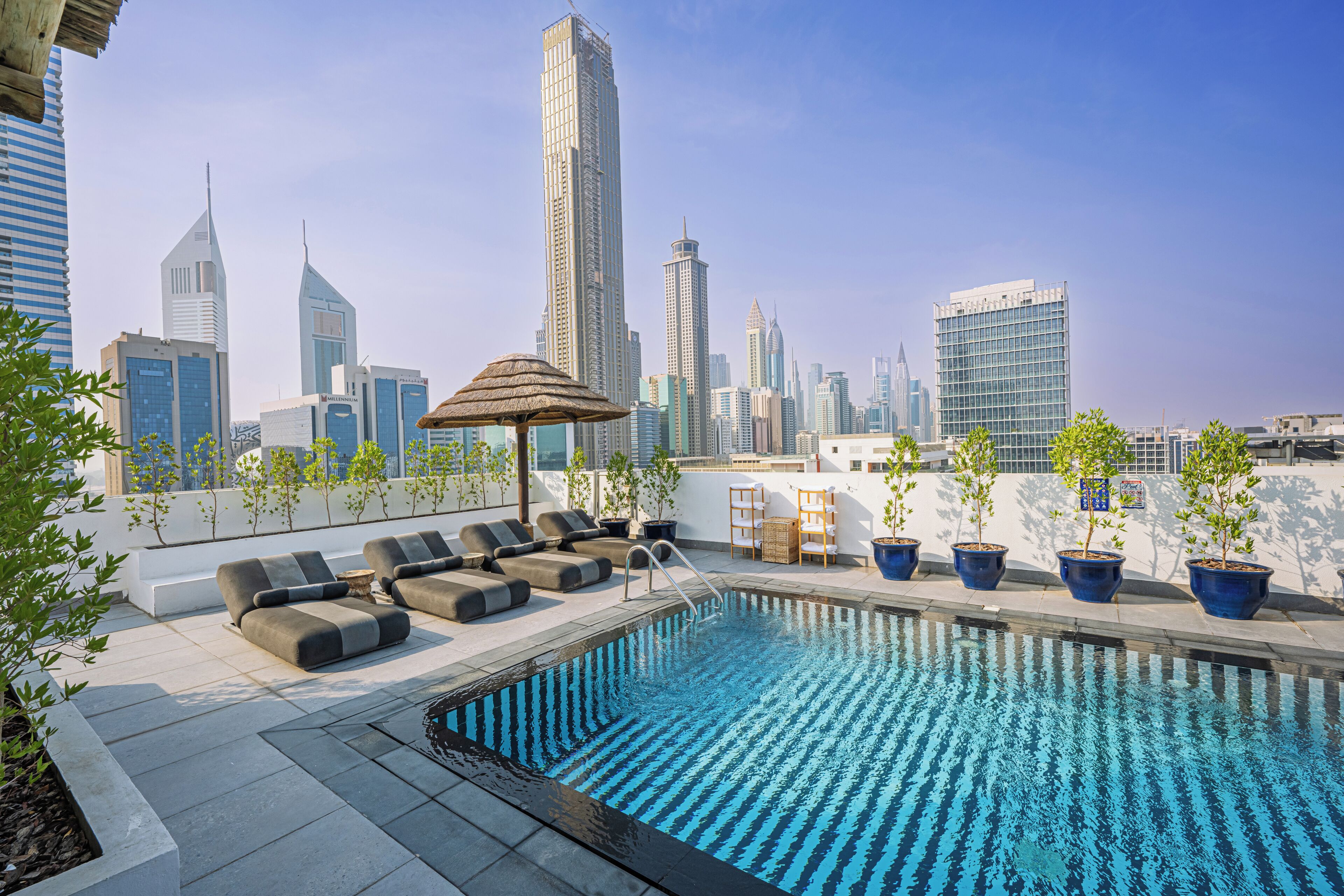 3 outdoor pools