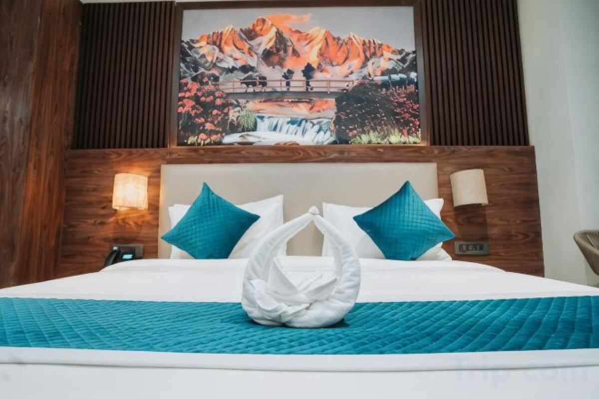 Egyptian cotton sheets, premium bedding, soundproofing, WiFi (free)