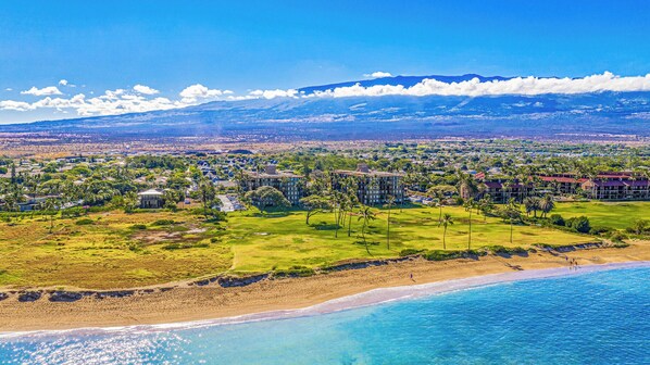 On the beach - NEWLY Updated, Beachfront, WALK out to Beach, Pool, Hot Tub, BBQ! (Kihei)