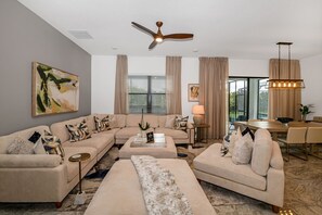 House, 5 Bedrooms | Living area - Orlando's Best Escape Residence At Paradiso Grande Resort 5 Bedroom Home by RedAwning (Orlando)