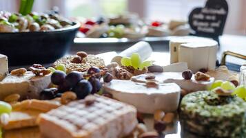 Daily buffet breakfast (EUR 16 per person)