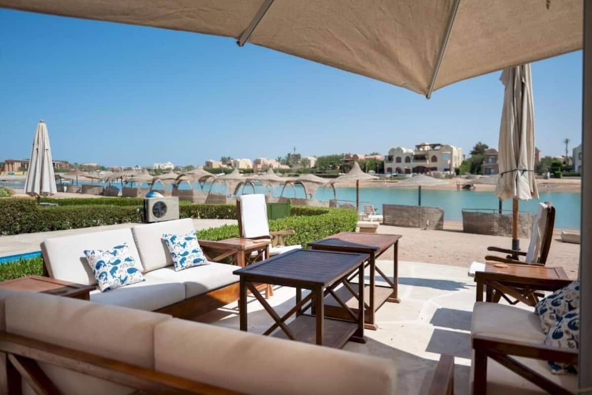 Standard-Apartment, 1 Schlafzimmer, Seeblick | Terrasse/Patio