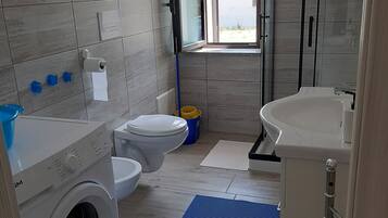 Towels, soap, toilet paper
