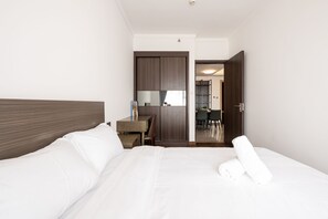 Comfort Apartment | 1 bedroom, minibar, laptop workspace, blackout drapes