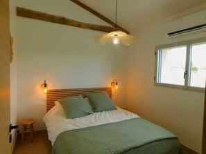 3 soverom, strykejern/-brett, reiseseng for barn og wi-fi (inkludert)