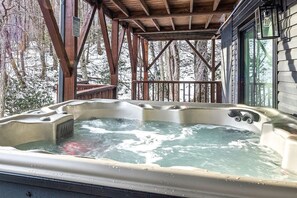 Idromassaggio all'aperto