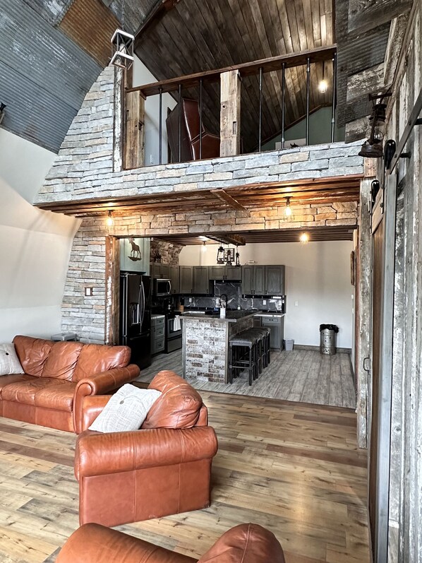 Télévision, cheminée