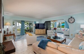 TV, fireplace, DVD player