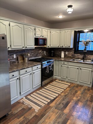 Microwave, oven, stovetop