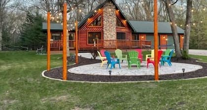 Stunning Log Home - Lake, Full Recreational Wilderness Area, Sand Valley Golf