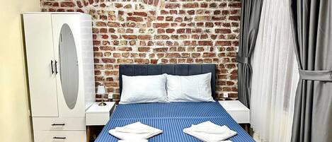 Studio Deluxe | 1 chambre, draps en coton égyptien, literie de qualité supérieure