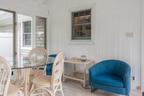 Dining - 5-min Walk to Beach - Classic Cape Cottage w/ Outdoor Shower and Back Deck (Mashpee)