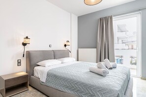 2 bedrooms, iron/ironing board, free WiFi, bed sheets - Eros Port & Beach Haven (Kos)
