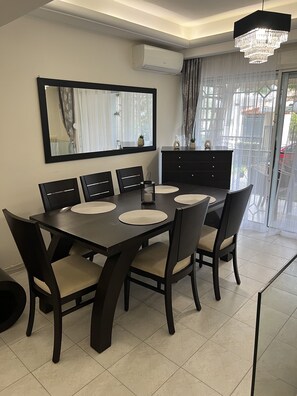Dining - An amazing apartment equipped with all amenities that can make you feel at home  (Glifada)