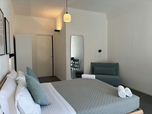 スタジオ | 高級寝具、低反発ベッド、客室ごとに異なる装飾、客室ごとに異なるインテリア