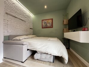 1 chambre, fer et planche à repasser, Wi-Fi, draps fournis