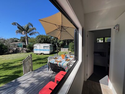 Modern beach house, short walk from the beach.