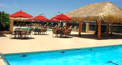Voyager RV Resort Park Model in an active adult resort in sunny Tucson AZ